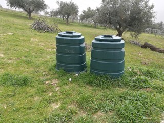 Obraz premium Compost bins