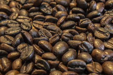 coffee beans closeup image 