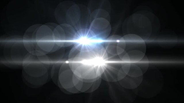 Сollection of horizontal movement of lights