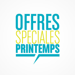 offres spéciales printemps
