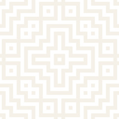 Maze Tangled Lines Contemporary Graphic. Abstract Geometric Background Design. Vector Seamless Pattern.