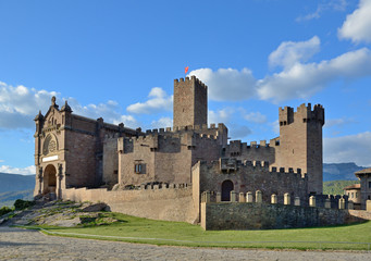 Fototapeta na wymiar Castle of Xavier (Castillo de Javier)