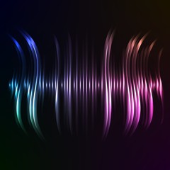 Abstract vector background with colorful wave. Vector illustration