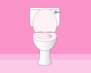 pink bathroom
