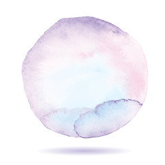 Art of watercolor stains of paint