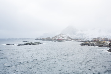 Misty Lofoten islands
