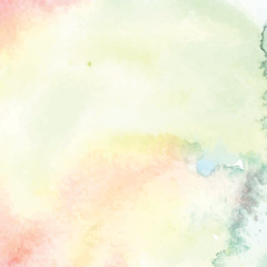 Art of watercolor stains of paint