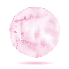 Art of watercolor stains of paint