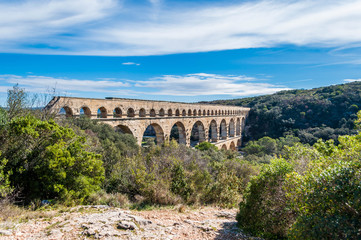 Fototapeta premium Pont du Gard, France.
