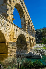 Fototapeta premium Pont du Gard, France.