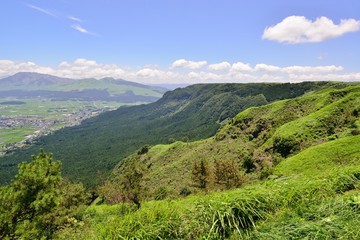 阿蘇山外輪山をドライブ