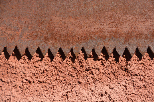 sierra oxidada