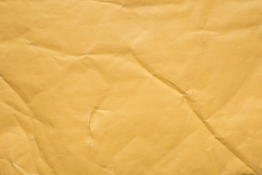 Crumpled Yellow Paper