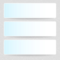 Set of banners templates