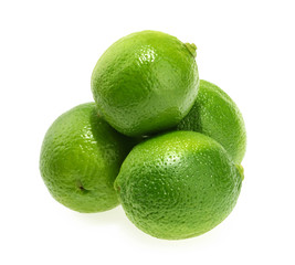 Lime isolated on white background