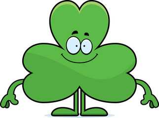 Happy Cartoon Shamrock