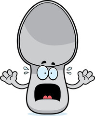 Scared Cartoon Spoon