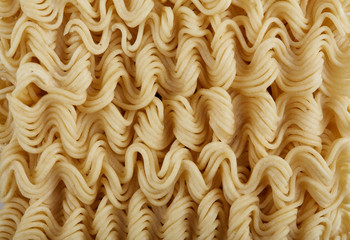 Noodles close up tasty fast food. Pasta. Fast food. Fast harmful food.