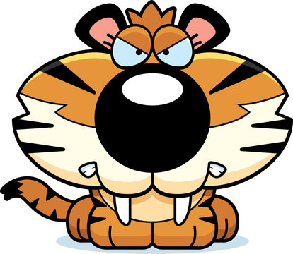 Saber-Toothed Tiger Angry