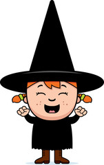 Excited Child Witch