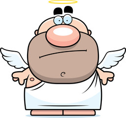 Cartoon Angel Bored