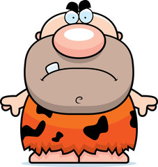 Cartoon Angry Caveman