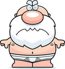 Angry Man in Underwear
