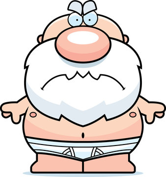 recommend clip art: Angry Man in Underwear