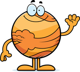 Cartoon Venus Waving