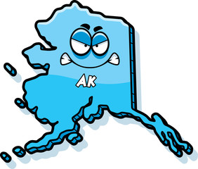Cartoon Angry Alaska