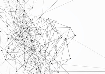 Internet connection, abstract sense of science and technology graphic design.