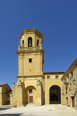 Fototapeta na wymiar La Asunción Church, Sajazarra, La Rioja, Spain