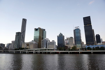 Fototapeta na wymiar Brisbane city view