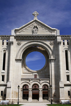 Saint Boniface Cathedral, Winnipeg, Canada.