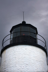 Lamp of Bass Harbor Lighthouse near Bar Harbor Maine