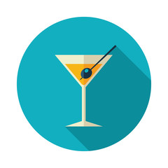 Martini. Cocktail icon. Summer. Vacation