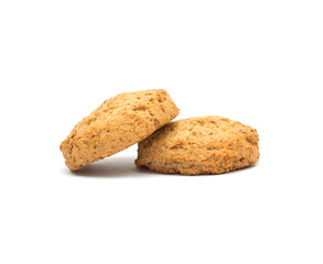 Fresh cookies isolated on white