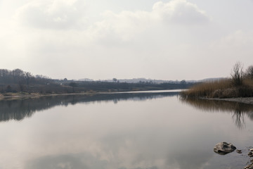 autmn lake landscape
