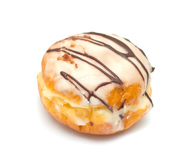 Donut isolated on white background