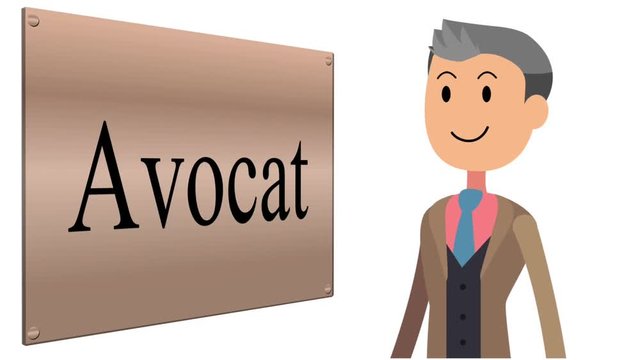 avocat et plaque