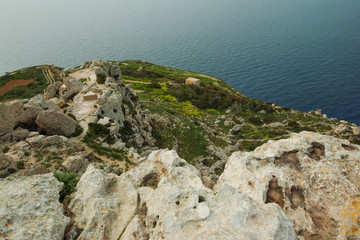 Dingli cliffs in Malta.