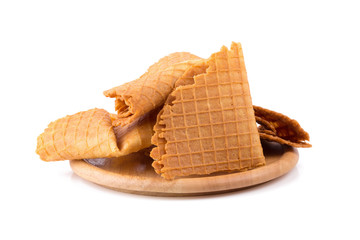 waffles isolated on a white background