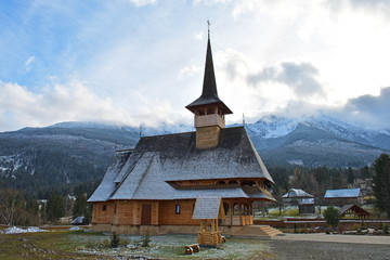 Fototapeta na wymiar Maramures, Romania. Wooden church