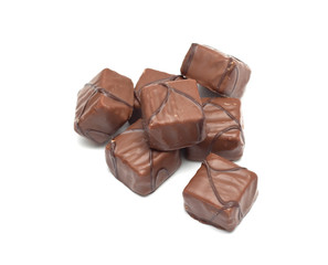 Chocolate isolated on white background