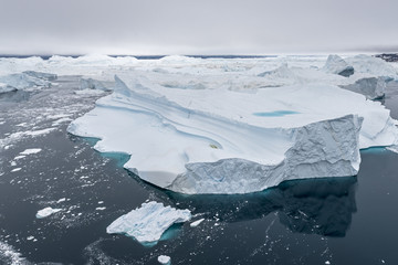 Fototapeta na wymiar View of iceberg from Greenland.