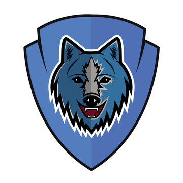 wolf logo team 