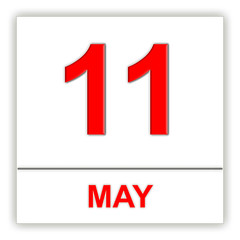 May 11. Day on the calendar.