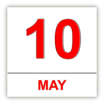 May 10. Day on the calendar.