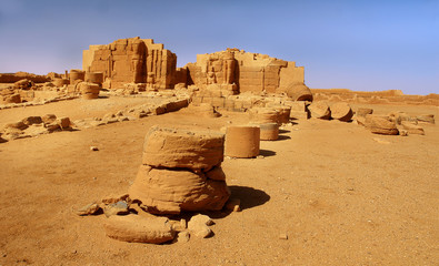 Musawwarat es-Sufra - Meroitic temple complex in modern Sudan. 