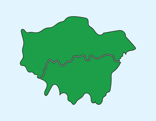 Vector of London Map
